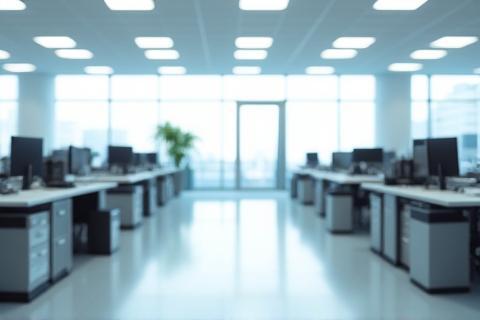 Clean office space